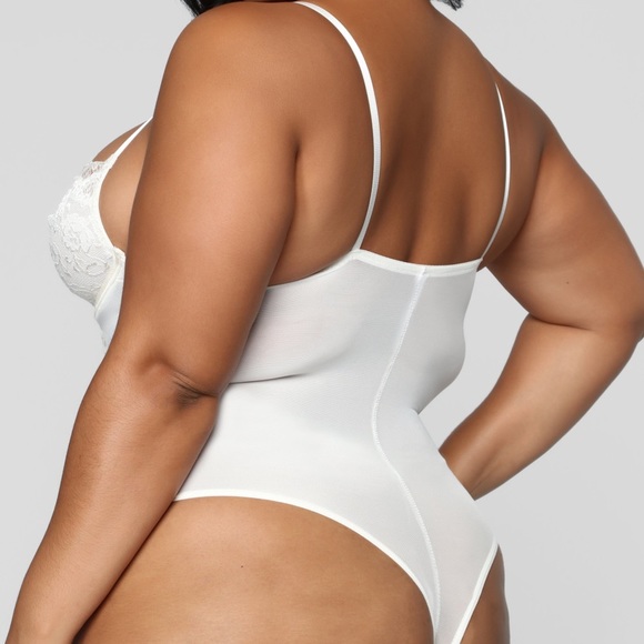 White lingerie Bodysuit - Picture 2 of 3